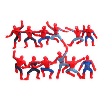 China Other baby toys 6 style/set children's hero spiderman DIY dolls harden hot sale K1 children's toys amazing gifts for sale