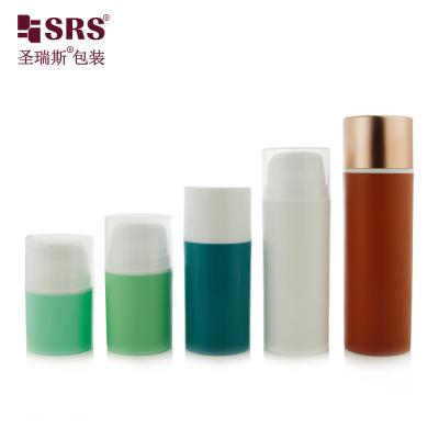 China PA609 30 ml 50 ml Leuke huidverzorgingsreiniger Lotion Gel Foundation PP Airless Flasje Met Snap On Pump Geen lek Te koop