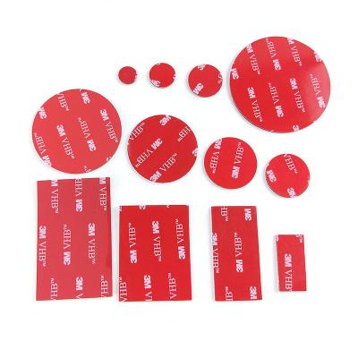 China Adjustable High Quality Die Cut Round Foam Double Sided Automobile EVA Foam Electronic Products Self Adhesive Adhesive Backing for sale