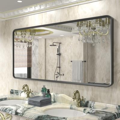 China high clear reflection & No Deformations Modern Style Display Rectangular Light Mirror Customized Smart LED Backlit Demister Mirror For Bathroom for sale