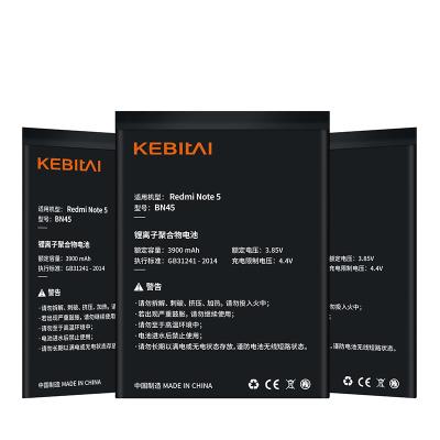 China KEBITAI Products Electronic OEM high quality lithium battery for original redmi note 5 mobile phone lithium battery for redmi xiaomi for sale