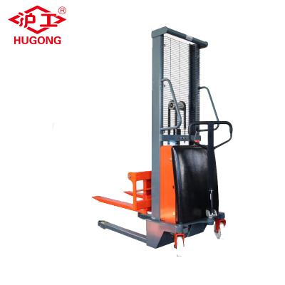 China Construction works NEW HUGO Semi-automatic Electric 1.5T Forklift with 3M Lift Height for sale