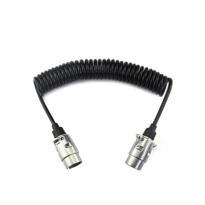 China High quality automotive trailer 7pin plug aluminum sprial 12V cable for truck for sale