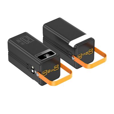 Cina Powerbank 50000mAh 30000nah Power Bank con luci a LED Nuova centrale elettrica da 60000mAh con cavo incluso in vendita