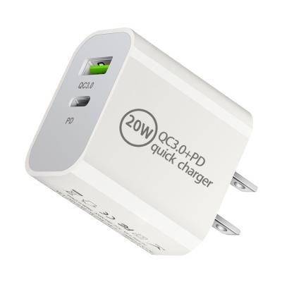 Κίνα 20w φορητό φορτιστή USB C φορητό φορτιστή ταχείας φόρτισης τύπου C φορτιστή κινητού τηλεφώνου Pd γρήγορη φόρτιση3.0 προσαρμογέα ρεύματος για κινητά φορητό υπολογιστή προς πώληση