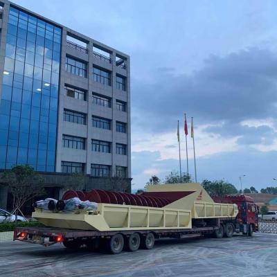 China Building Material Stores Double Spiral Sand Washing Machine 2LSX1580 Sand Seperator Silica Sand Washing for sale