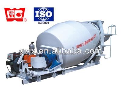 China Construction works Diesel Engine 3CBM Self Loading Concrete Mixer for sale