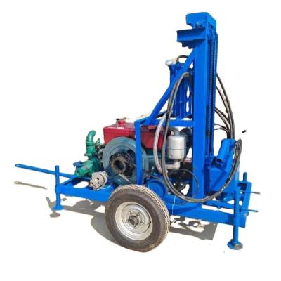 China Construction works 22hp diesel hydraulic drill rig for sale