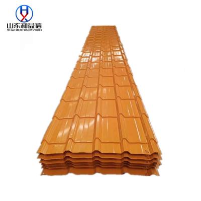 China Building Material Ppgi Galvanized Corrugated Sheet Color Coated Steel For Roofing for sale