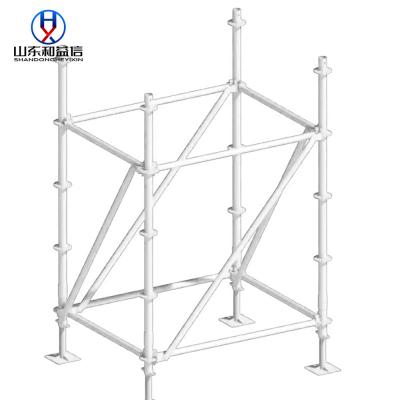 China Hot Dip Galvanized Metal Scaffolding Parts Tray Buckle Feet Adjustable 40*2.0 for sale