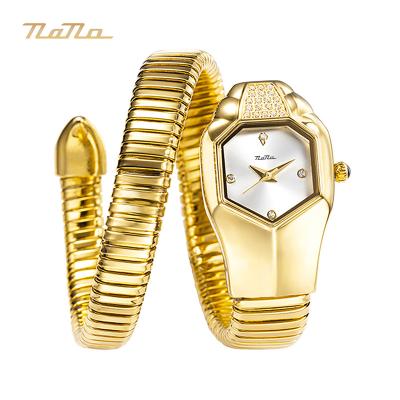 China Luxury Fashion Unique Snake Shaped Movement Quartz Atmosphere Brand Nano Women Watch Waterproof Women Watch for sale