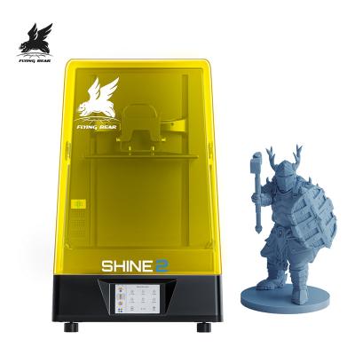 China Resume Printing BEAR Shine2 4K Resin 3D Printer Resin 70W Monochromic Power 192*120*260mm Size UV Dental Model for sale