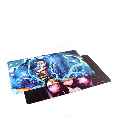 China Cyber cafe /office/borad game factory wholesale price custom printed large size playmat hot sale board game customized fabric plastic playmat for sale