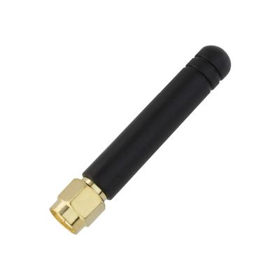China Wifi bt devices 2.4G 5.8G lora 868mhz 915mhz gsm 4g rubber stick SMA RPSMA Omni directional 2.4ghz antenna for sale