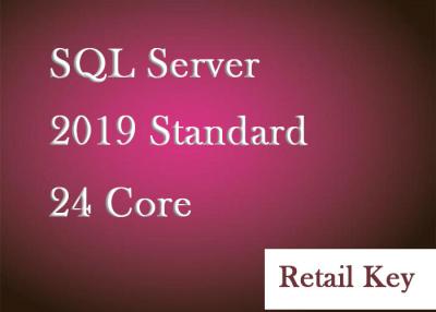 China Unlimited User 24 Core Sql Server 2019 Enterprise License Key Online for sale