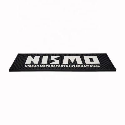 China New Arrival Viable Rubber Bar Mat Custom Logo Spill Rail Soft PVC Bar Mat for sale