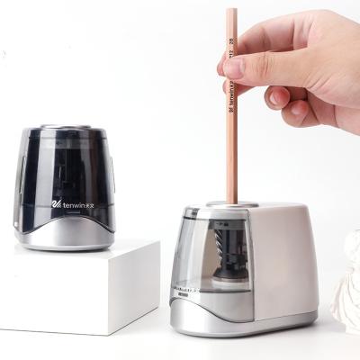 China Gift/Home/School/Office Tenwin 8031 Easy To Use Batteries Sharpener Electric Plastic Pencil Sharpener For School Students for sale