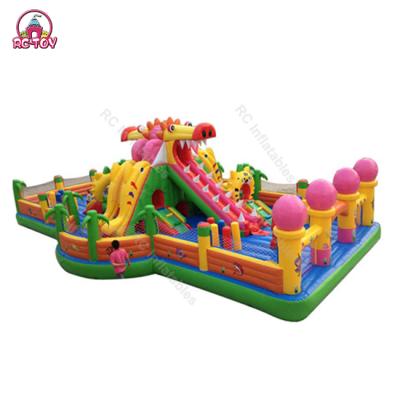 China Home Rental Inflatable Combo Slide Giant Jumping Bounce Party Playground Amusement Park Bouncer Inflatable Slide for sale