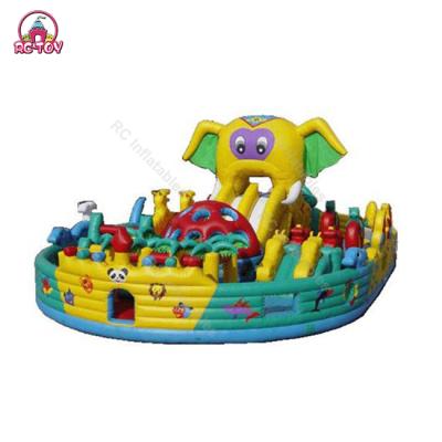 China Party Fun Rental Outdoor City Amusement Park Inflatable Bouncy Bouncy Castle for sale