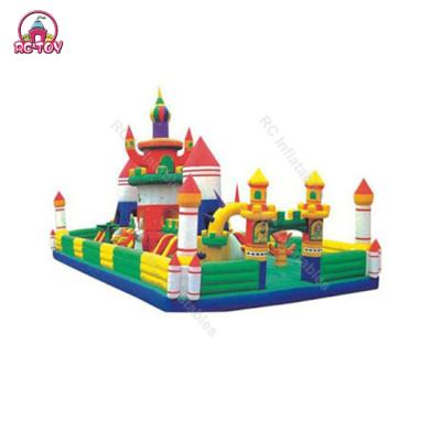 China Giant Inflatable Slide Rental Giant Inflatable Games City Party Amusement Playground Bounce House for sale