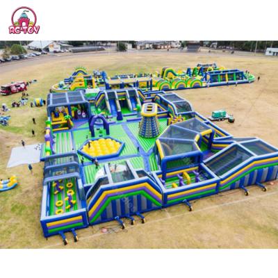 China Party Rental Adults Inflatable Obstacle Course Kids Play Center Inflatable Indoor Playground For Kids for sale