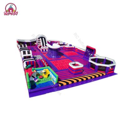 China Party Playground Rental Custom Inflatable Bouncer Giant Inflatable Theme Park For Kids And Adults for sale