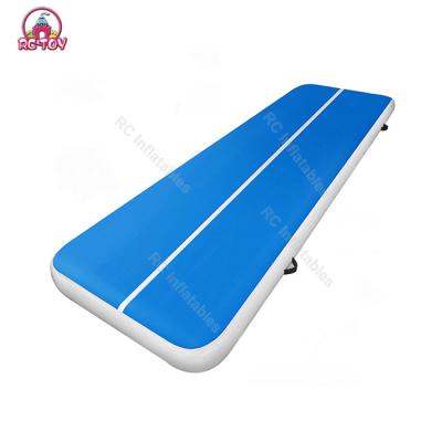 China Custom logo party logo inflatable air track rental tumble inflatable gym training mat air track for gymnastics for sale