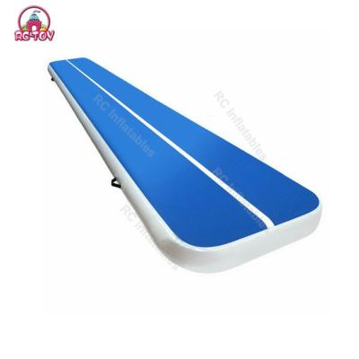 China Party Rental Manufacturer Inflatable Air Track Exercise Gym Training Mat Inflatable Air Gymnastics Mat For Yoga for sale