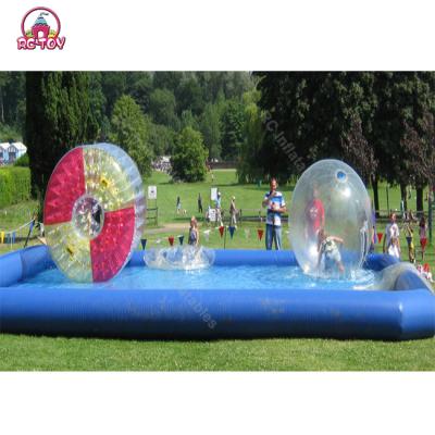 China Inflatable Toy 2m Diameter Floating Inflatable Water Walking Dance Ball Inflatable Water Walking Ball For Kids for sale