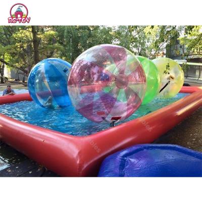 China TPU /PVC Inflatable Toy Floating Transparent Inflatable Water Ball Inflatable Water Walking Human Ball for sale