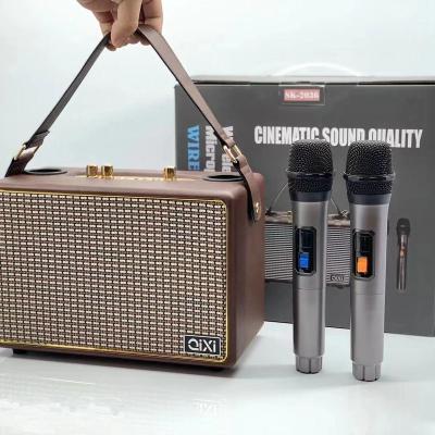 China No New Vintage Mini Wireless Bass Speaker Portable Speaker SK-3016 Karaoke Stereo Home Microphone for sale