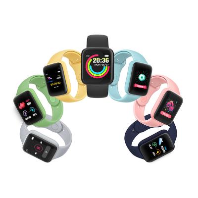 China Smartwatch D20 D20s Y68 Smart Watch TLSR8232 Chip Waterproof Touch Screen Phone APP Control IP67 1.44 Inches for sale