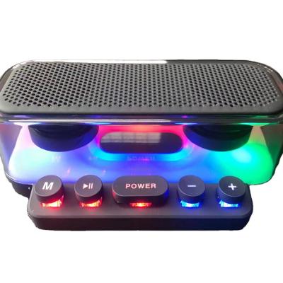 China Hot Selling Mini Speaker Colorful Outdoor Subwoofer Party RGB High Fidelity LED Light LED Color Light Up BT 5.0 Gaming Speaker Z6 Dual Speaker for sale
