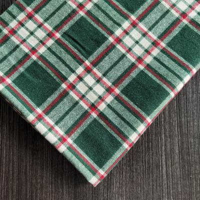 China Medium Weight 160gsm Polyester Cotton Plaid Soft Fabric for Clothing in Multi Colors for sale