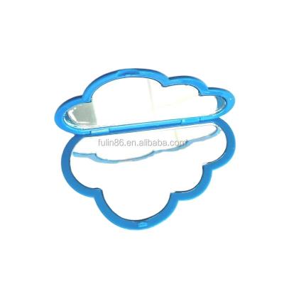 China Cloud Shape Pocket Cosmetic Mirror Compact Mirror Handheld Mirror for sale
