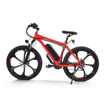 China Aluminum Alloy 26 Inch Electric Dirt Bike 48v 10.5ah 350w Double Drive 7 Speed Electric Factory New Electric Mountain Bike Ebike for sale
