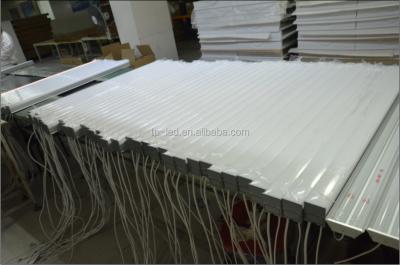 China Aluminum Surface-mount 40W 1.2m 4FT 4000K Stripped Cover Led Tube Fixture Linear Lighting DLC V4.0 UL Certified for sale