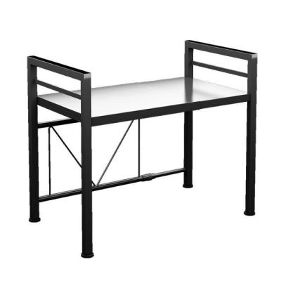 China 2 Row High Quality Viable Oven Storage Rack Home Microwave Oven Stand Kitchen Rack for sale