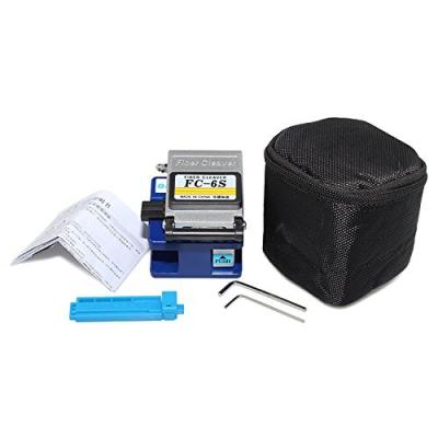 China FTTH Network Field Set FC-6S Cutting Tools Fiber Core 0.25mm-0.9m Fiber Cleaver for sale