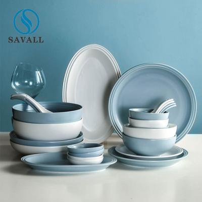 China Essgeschirr-Sätze LFGB Matte Simple Japanese Style Ceramic zu verkaufen