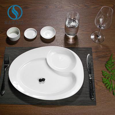 China Freundliches Salat-Oval Eco, das Platten für Fluglinien-Mahlzeit speist zu verkaufen
