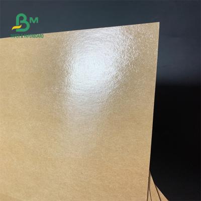 China 300gsm Brown Grease Cardboard Coated 15g PE Coated To Make Fried Chicken Box for sale