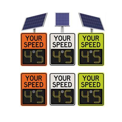 China High Quality Solar Powered Urben Rural Road LED Road Speed Limit Radar Display Telltale Warning Sign Ready For Boat Price For Sale for sale
