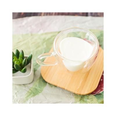 China Durable Heart Shaped Durable Anti-scalding Coffee Glass Mug Modern Vacuum Milk Tea Cup for sale