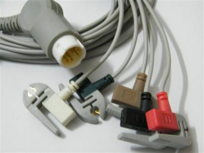 Κίνα Philips/HP ένα κομμάτι 5 καλώδιο Grabber μολύβδου για M1722A/B, M1723A/B, M2475B προς πώληση