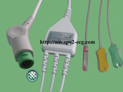 Κίνα Φυσιο-ΈΛΕΓΧΟΣ Lifepak 12, _IEC, 3lead, αντίσταση TPU MEDTRONIC, γύρω από 12pin, 10KΩ προς πώληση