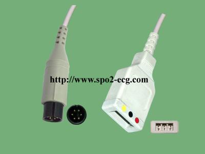China 0010-30-12377_MINDRAY PM-7000,6201_Round 6pin>Euro 3LD with 1KΩ resistance for Euro style for sale