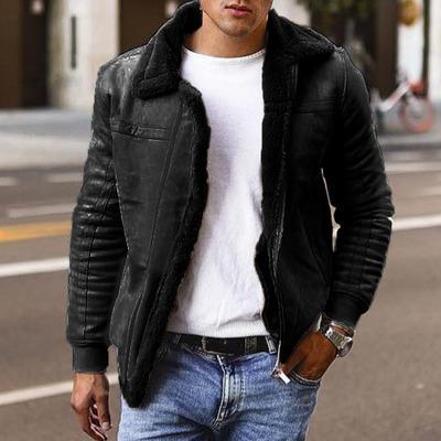 China Viable Mens Fashion Outerwear Jackets For Mens Fashion Mens Fashion Shopping Turn-Down Collar Rib Sleeve Solid 2021 Mens Winter Coat for sale
