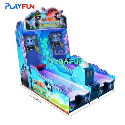 China 1 of 2 spelers Bos jungle kinder bowling machine ticket ouder-kind arcade spel inwisselruimte gebied familie plezier cen Te koop