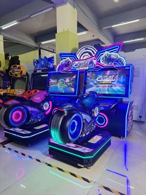 中国 室内コイン駆動式 未来のオートバイレースアケードゲーム機 販売のため
